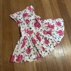 最終価格♡プチバトー♡花柄ワンピース4ans 104
