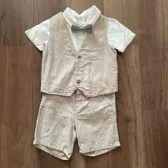 フォーマルスーツ ベージュ 92cm