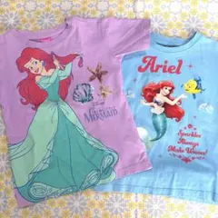 Disney アリエル 半袖Tシャツ 2枚セットのサムネイル