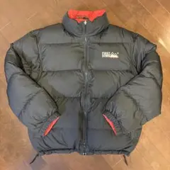 FIRST DOWN リバーシブルダウンジャケット　古着　ドローコード付き