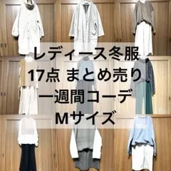レディース 冬服　まとめ売り　コート含む17点一週間カジュアルシンプルコーデ　M