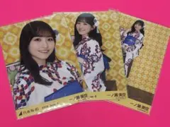 乃木坂46 生写真 一ノ瀬美空 真夏の全国ツアー2026 浴衣 3種コンプ 美