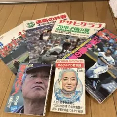 週刊甲子園の夏 20冊　ボックス型専用ファイル付　池田高校　水野　江上サイン入 週刊甲子園の夏 20冊 ボックス型専用ファイル付 池田高校 水野 江上