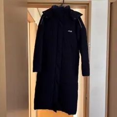 FILA ベンチコート M ネイビーフード付き