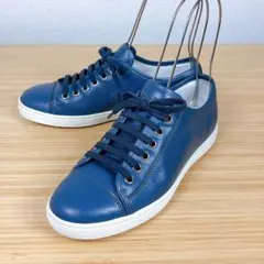 【希少】TOD'S トッズ レザー スニーカー ブルー ローカット 23cmのサムネイル