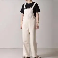 【 RETRO GIRL 】 オーバーオール オフホワイト