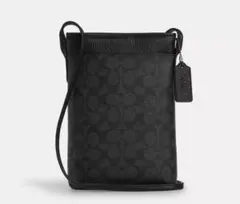期間限定☆新品 コーチ COACH シグネチャー クロスボディ 黒 