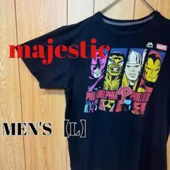 TN122【US輸入】majestic　Tシャツ【メンズL】ブラックのサムネイル