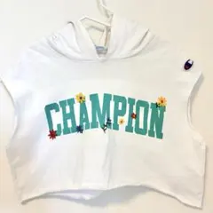 【Champion】チャンピオン 120cm ノースリーブパーカー Tシャツ