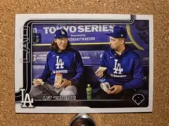 【奪三振デュオ】グラスノー＆スネル 2025 Toppsカード ドジャース