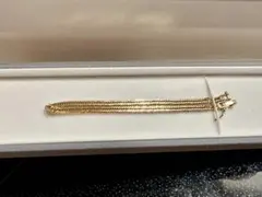 VALENTINO K18 ダイヤ 2面 喜平 ブレスレット 20cm - メルカリ