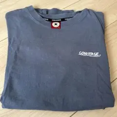 CONVERSE 青グレーTシャツ