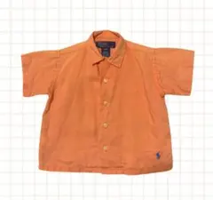 リネン⭐︎Polo by Ralph Lauren 80cmシャツ⭐︎ポニー／刺繍