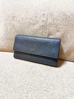 【フル装備品付き】Christian Diorグラビティ長財布 ブラックのサムネイル