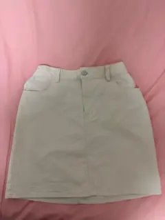 白デニムスカート