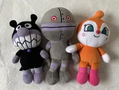 バイキンチーム　ぬいぐるみ3点セット