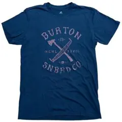 M*A様 【希少】USA製 BURTON バートン プリントTシャツ S ネイビ