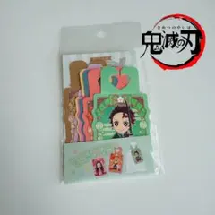 【未使用】鬼滅の刃　バッグクロージャーセット　ラッピングタグ