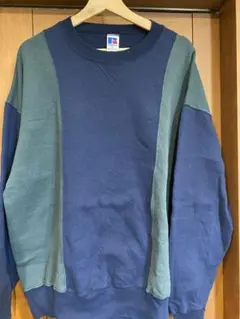 90s RUSSELL ATHLETIC XL スウェット USA製 バイカラー
