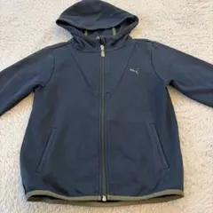 PUMA フード付きパーカー 140サイズ ダークネイビーandカーキ