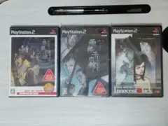 【ps2】探偵 神宮寺三郎、雨格子の館、奈落の城（送料込み）