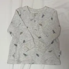 GELATO PIQUE 恐竜柄 ワッフル 長袖Tシャツ トップス