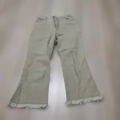 リエディ フレイドヘム ブーツカットデニム ベージュのサムネイル