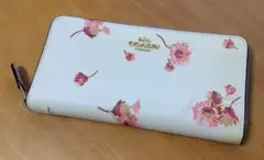 【美品】COACH　長財布　花柄