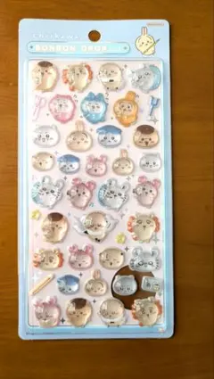 【正規品】ちいかわ　みんなポーズ　ボンボンドロップシール　第2弾