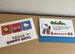 【レトロ】Hello Kitty レターセット 2種セット