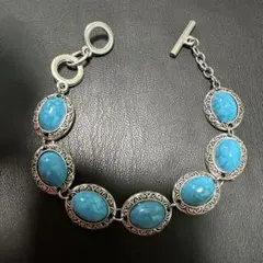 ヴィンテージ　ターコイズカラーブレスレット