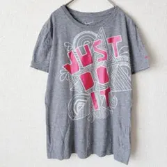 セール‼️NIKE ナイキ Tシャツ 【L】グレー 半袖 夏 レディース キッズ