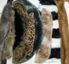 フェイクファー　ティペット　9点　まとめ売り