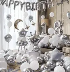 誕生日パーティー 風船(数字なし)