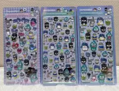 正規品 はぴだんぶい 第一弾 第二弾 ミニ ボンボンドロップシール 3枚セット