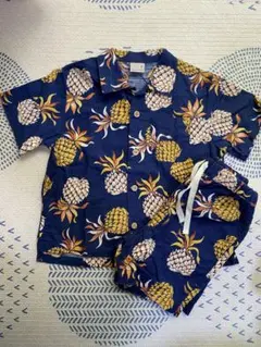 90 プティマイン　セットアップシャツ　アロハシャツ