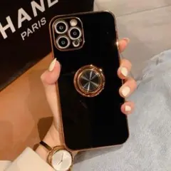 リング付きケース iPhone13 おしゃれ　スマホスタンド スマホリング