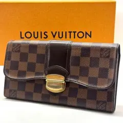 ルイヴィトン ダミエ ポルトフォイユ システィナ 長財布 N61747