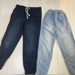 デニムジョガーパンツ 2点セット (5-6Y)