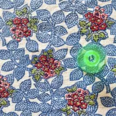 ヴィンテージフィードサック 1/8サイズ F326