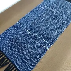 裂織・裂き織マット　花瓶敷 敷物 　手織り