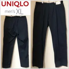 新品 未使用 タグ付きUNIQLO イージーアンクルパンツ 紺 XL
