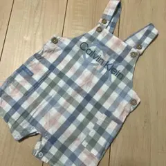 Calvin Klein ベビー 12M 70-80cmロンパース チェック柄のサムネイル