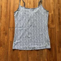 花柄キャミソール 青と白GAP