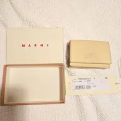 MARNI 三つ折り財布 PFM0WQ2Q04 クリームのサムネイル