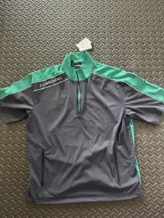 J.LINDEBERG 防風 半袖ハーフジップ46(L相当) ブルー　新品 J.LINDEBERG 防風 半袖ハーフジップ46(L相当) ブルー 新品 - メルカリ