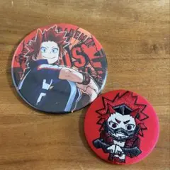 僕のヒーローアカデミア 切島鋭児郎 缶バッジ 刺繍バッジセット