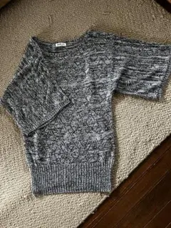 HEALTHY KAREN 半袖ニット グレー系　M