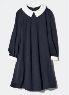 ジャージーワンピース/フォーマル 120cm ネイビー