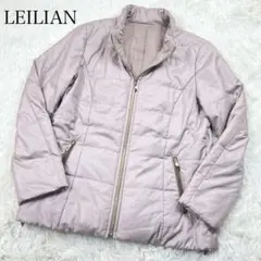 【極美品】LEILIAN レリアン 中綿コート ジャンパー ゴールド金具